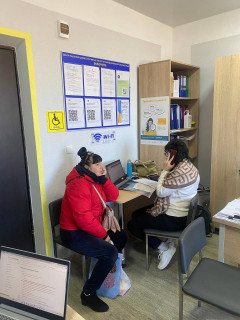 Прийом представником Пенсійного фонду у Великодальницькому ЦНАПі.